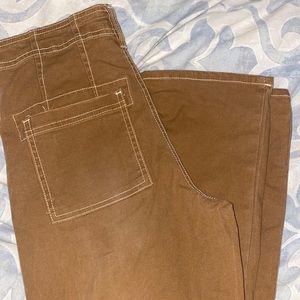 brown cargo pants (dickies) size 24 worn once